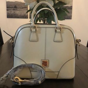 Dooney & Burke Saffiano Domed satchel w/wallet